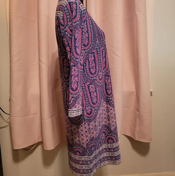 Vintage 90s BCBGMaxAzria Long Sleeved Dress - Picture 2 of 7